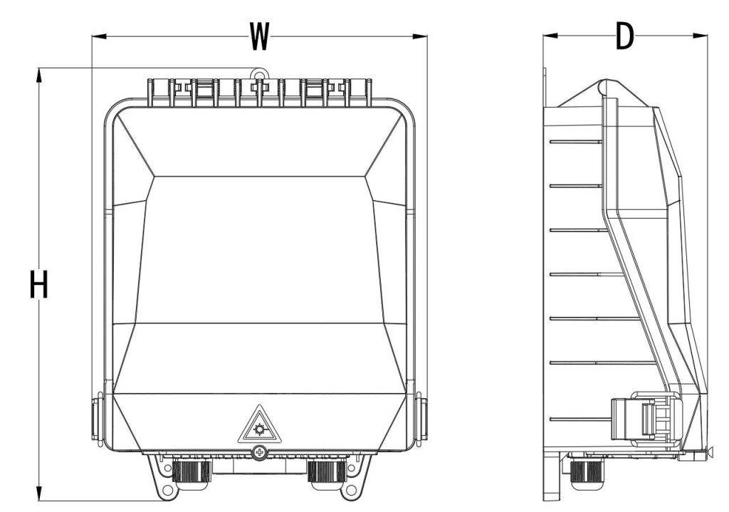 Configuration FSP-P-16M24M Fiber Distribution Box